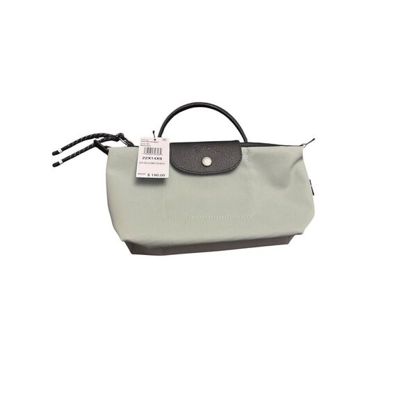 Longchamp Large Le Pliage Energy Recycled Canvas Cosmetics Case Color Vervain - Picture 3 of 6